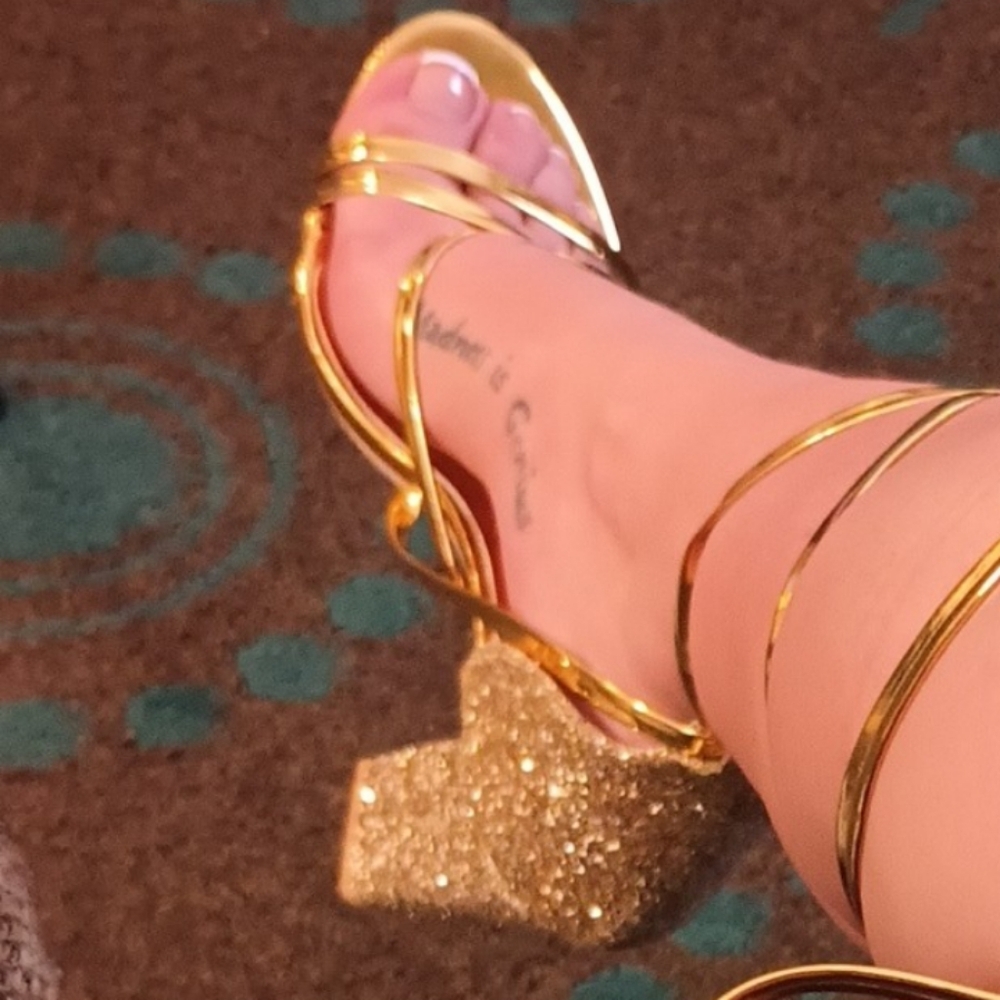 Chunky heel